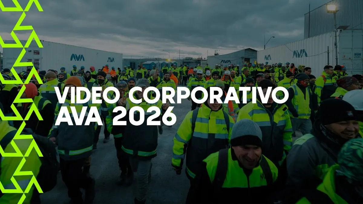 Video corporativo 2026, pieza producida por Void Studio para AVA Montajes