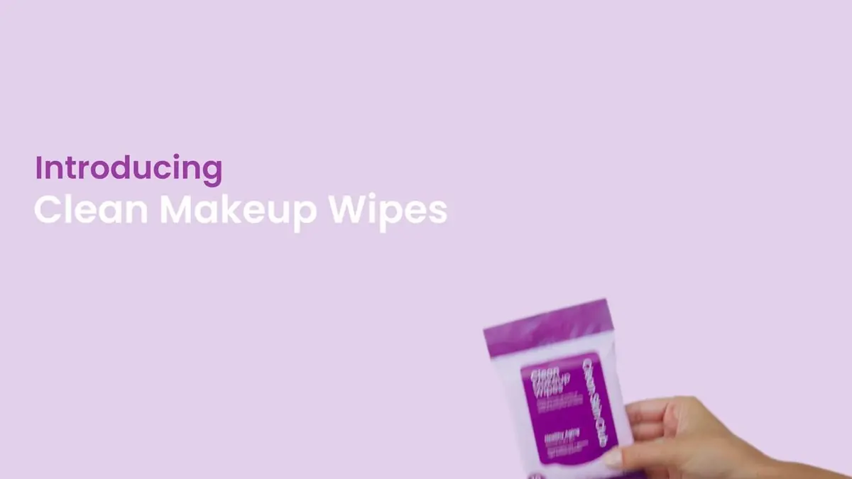 Makeup Wipes, Healthy Aging, pieza producida por Void Studio para Clean Skin Club